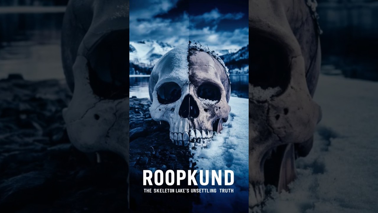😱India's Skeleton Lake: Truth of Roopkund 💀 #HimalayanMystery #Unexplained#shorts