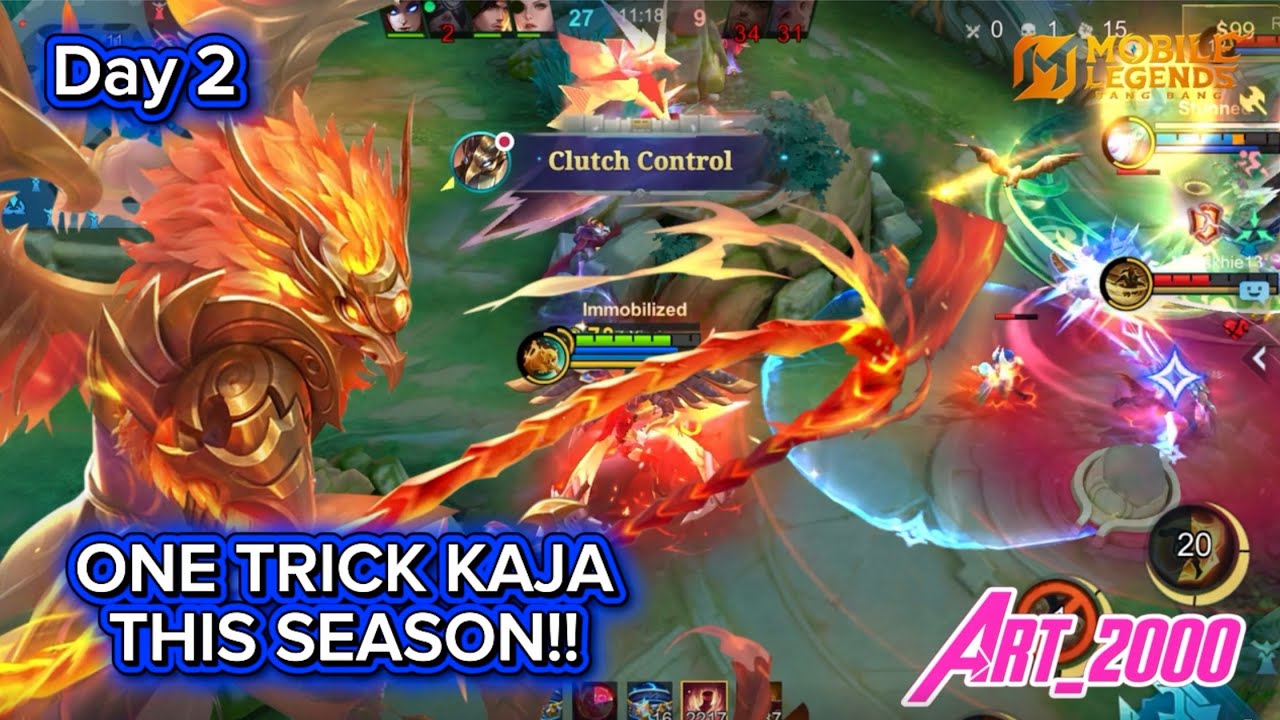 ONE TRICK KAJA THIS SEASON!! DAY 2 STILL IN EPICAL GLORY 😭😭 #art_2000 #kajamlbb #kajamobilelegends 