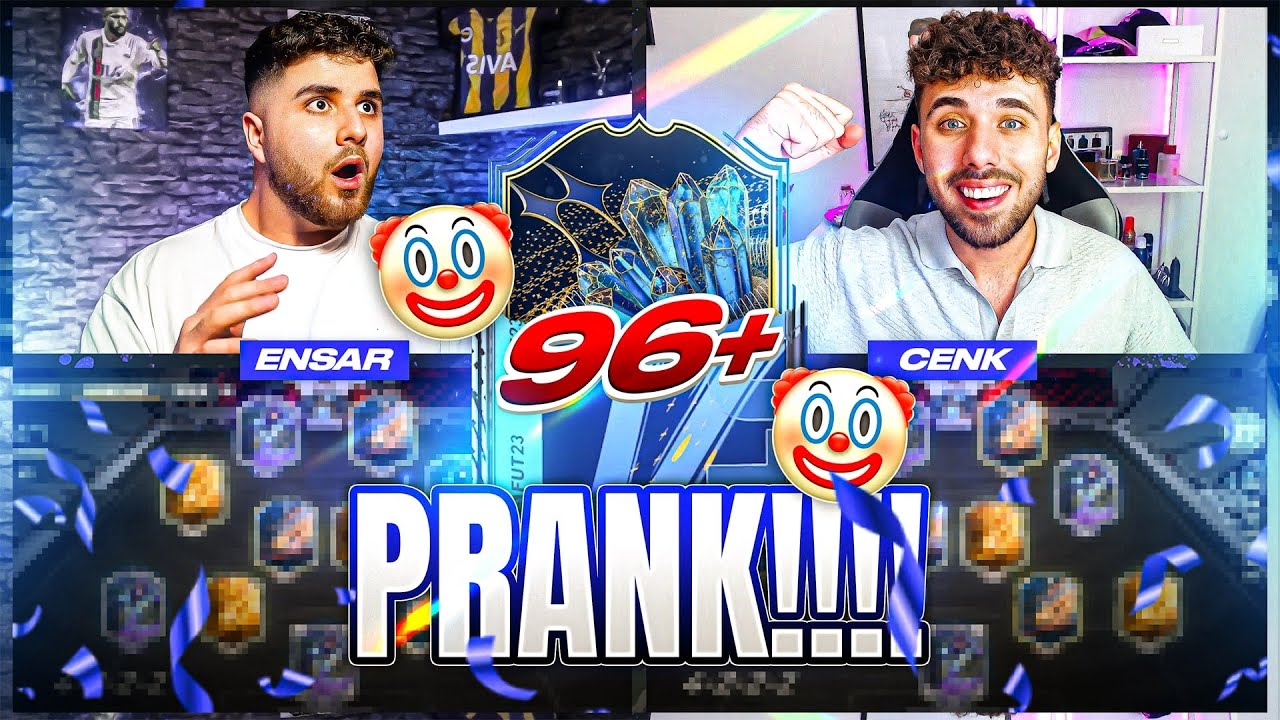 PRANK ESKALIERT im 96+ TOTS „PACK“ SBB vs CENK☠️🤡 SQUAD BUILDER BATTLE 😱 | FIFA 23
