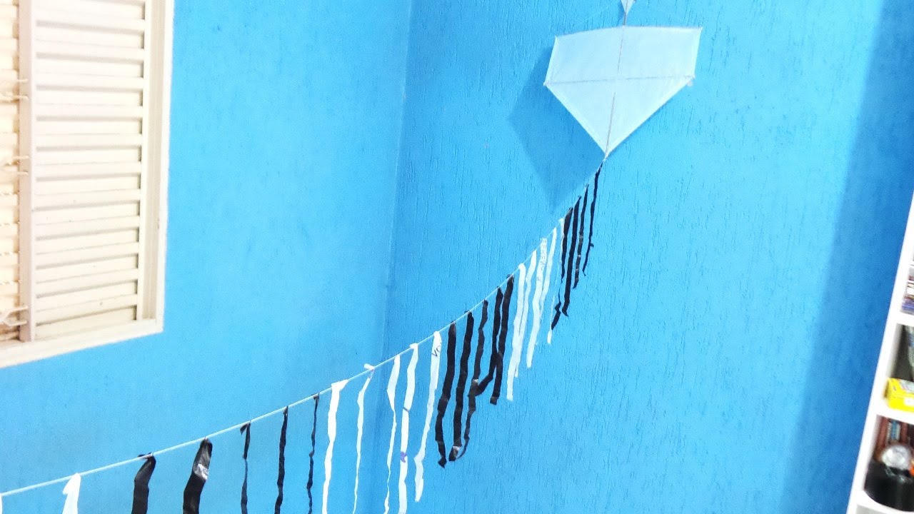 Como Fazer Rabiola Para Pipa (Duas Cores)