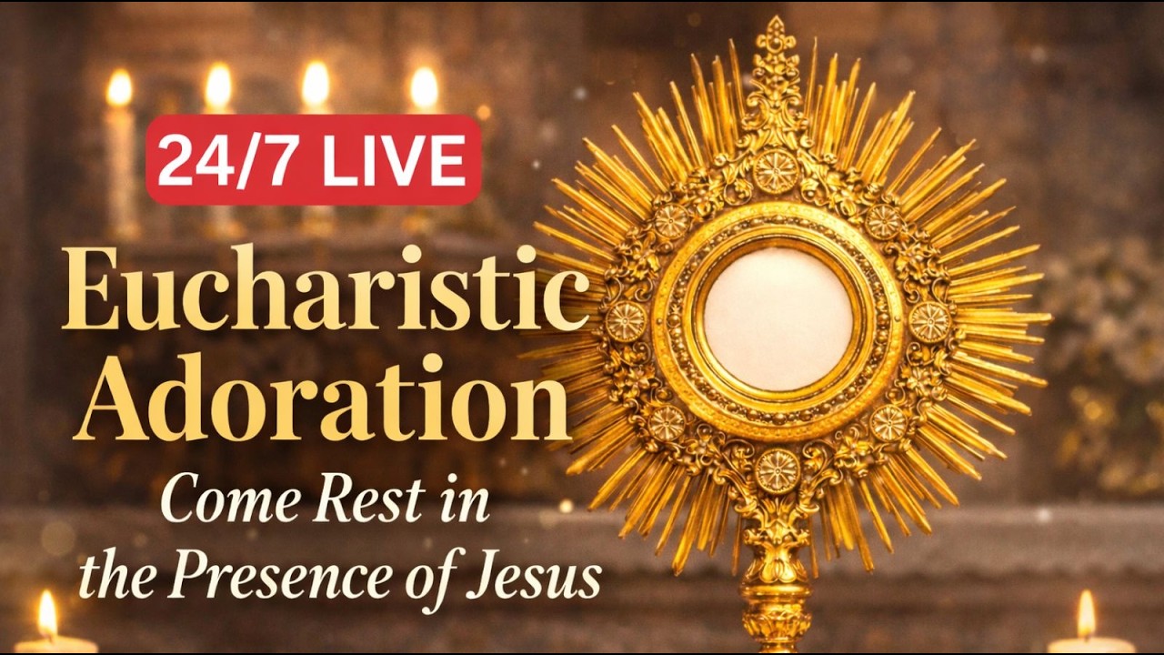 24/7 LIVE Eucharistic Adoration | Come Rest in the Presence of Jesus