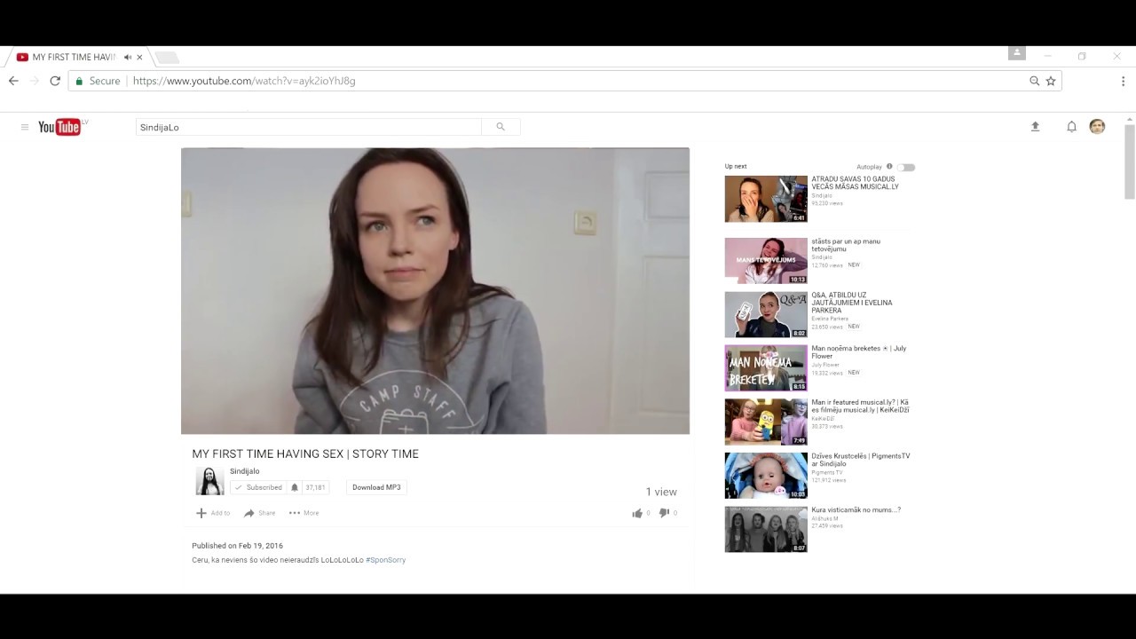 Iepriekš neredzēts SindijaLo video!!!!11!!!!1!!