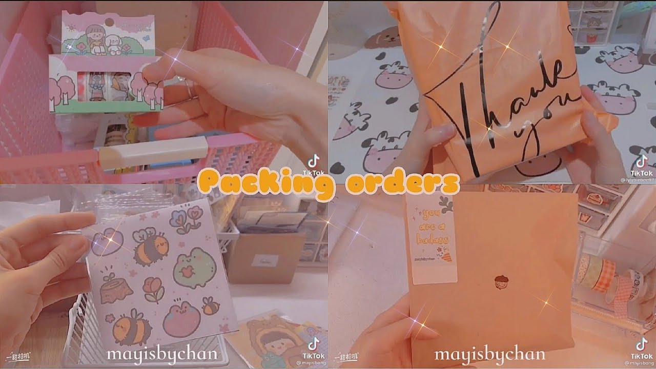 Tik Tok Việt Nam 🌟 Gói hàng siêu cute 😺 Packing orders with tiktok 📦