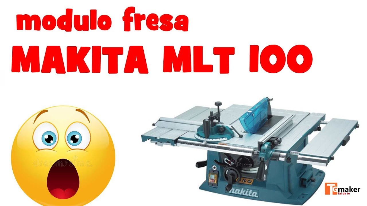 modulo fresatrice removibile per makita mlt 100