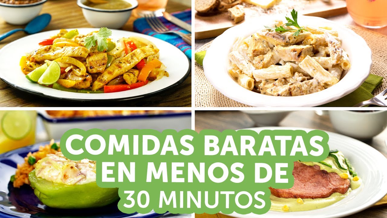 Comidas baratas en menos de 30 minutos | Kiwilimón