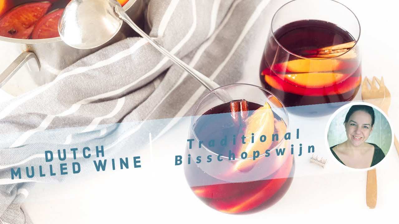 Bisschopswijn (Dutch Mulled Wine) with Orange, Cloves and Cinnamon
