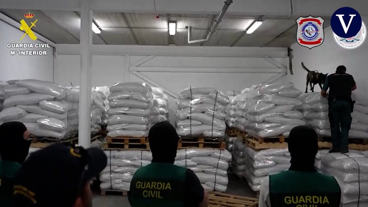 Decomisadas más de cuatro toneladas de cocaína escondida en sacos de arroz en el puerto de Barcelona