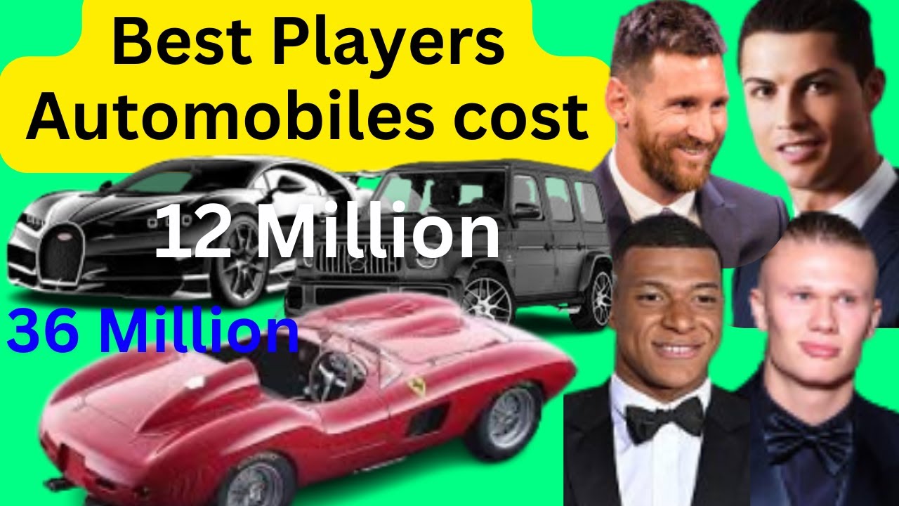 Most expensive automobiles Football players own #lionelmessi#ronaldoFootball