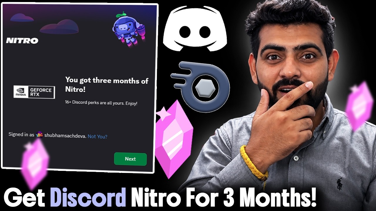 Get 3 Months of Discord Nitro via NVIDIA😍🔥