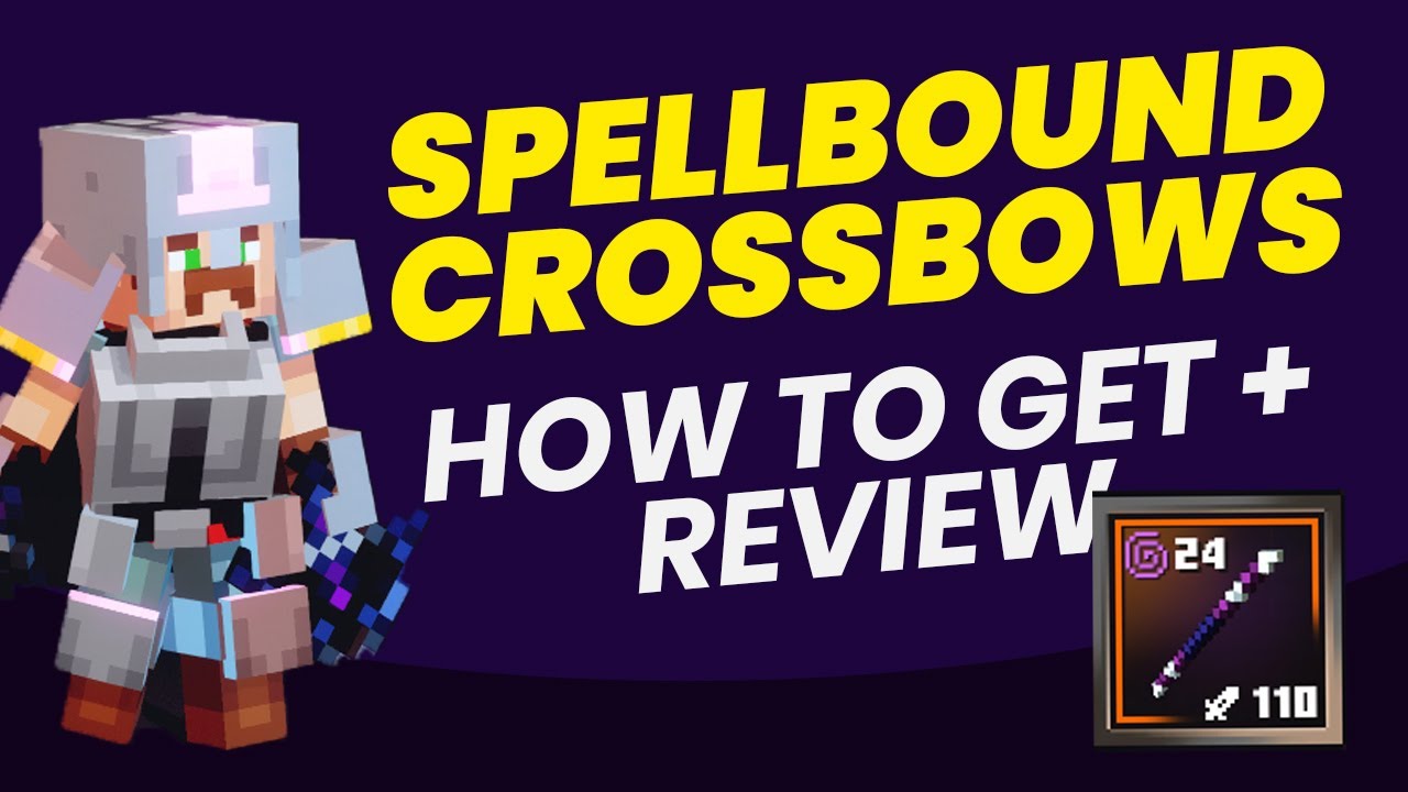 SPELLBOUND CROSSBOWS Minecraft Dungeons? - How to Get & Dual Crossbows Unique Perk