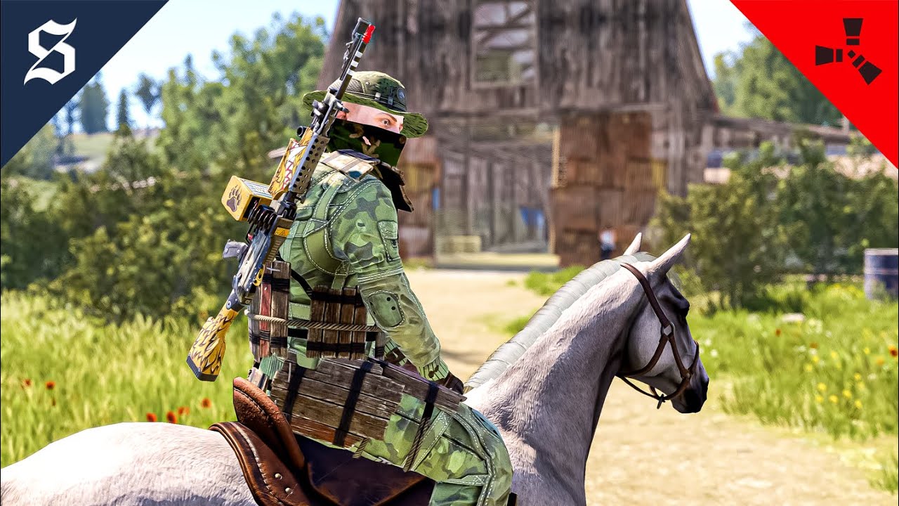 I had a CRAZY DAY at a Barn and wasn't expecting it 🔥 - RUST SOLO #2 S123