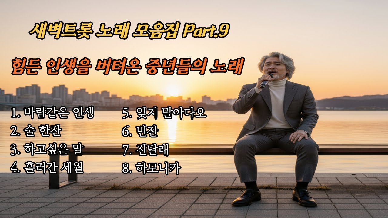 당신을 위로해주는 새벽트롯 베스트 노래 모음집 Part.9 ㅣ중년을 위로해주는 노래 ㅣ #7080 #트로트 #트롯