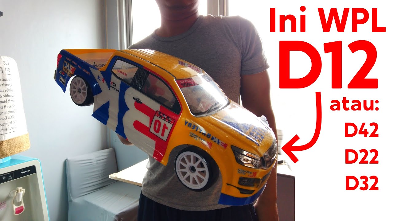 JADI GEDE! Modifikasi WPL D12 / D42 Ganti Body RC Skala 