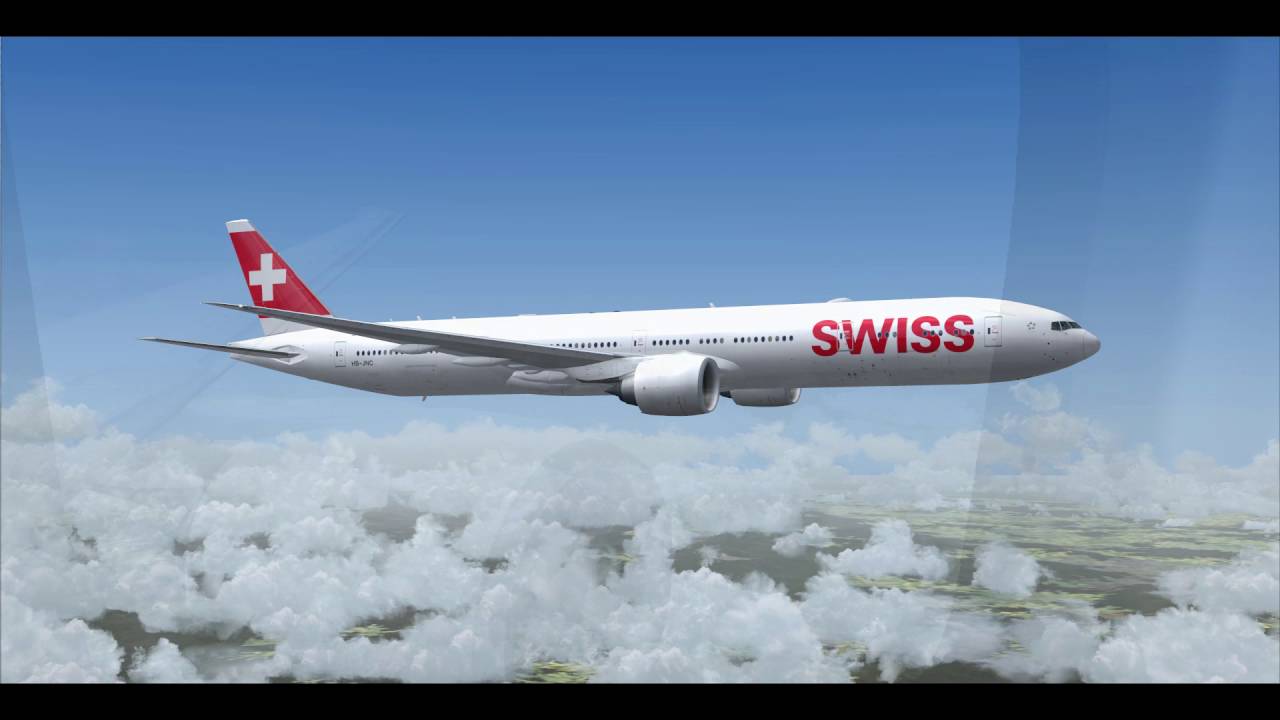 Swiss LX1072 777-300ER HB-JNC Zurich (ZRH) - Frankfurt (FRA)
