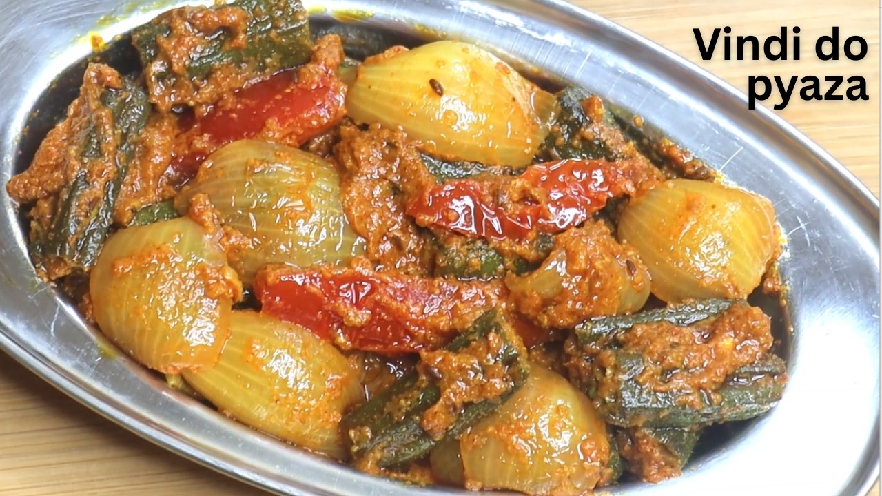 Easy Vindi Do pyaza recipy / भिंडी दो प्याजा रेसिपी / Vindi Ki Sabji