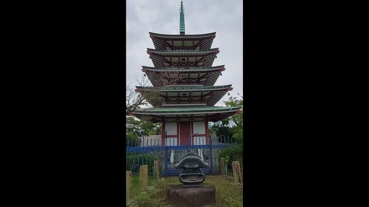 Morning walk in the hills in Japan