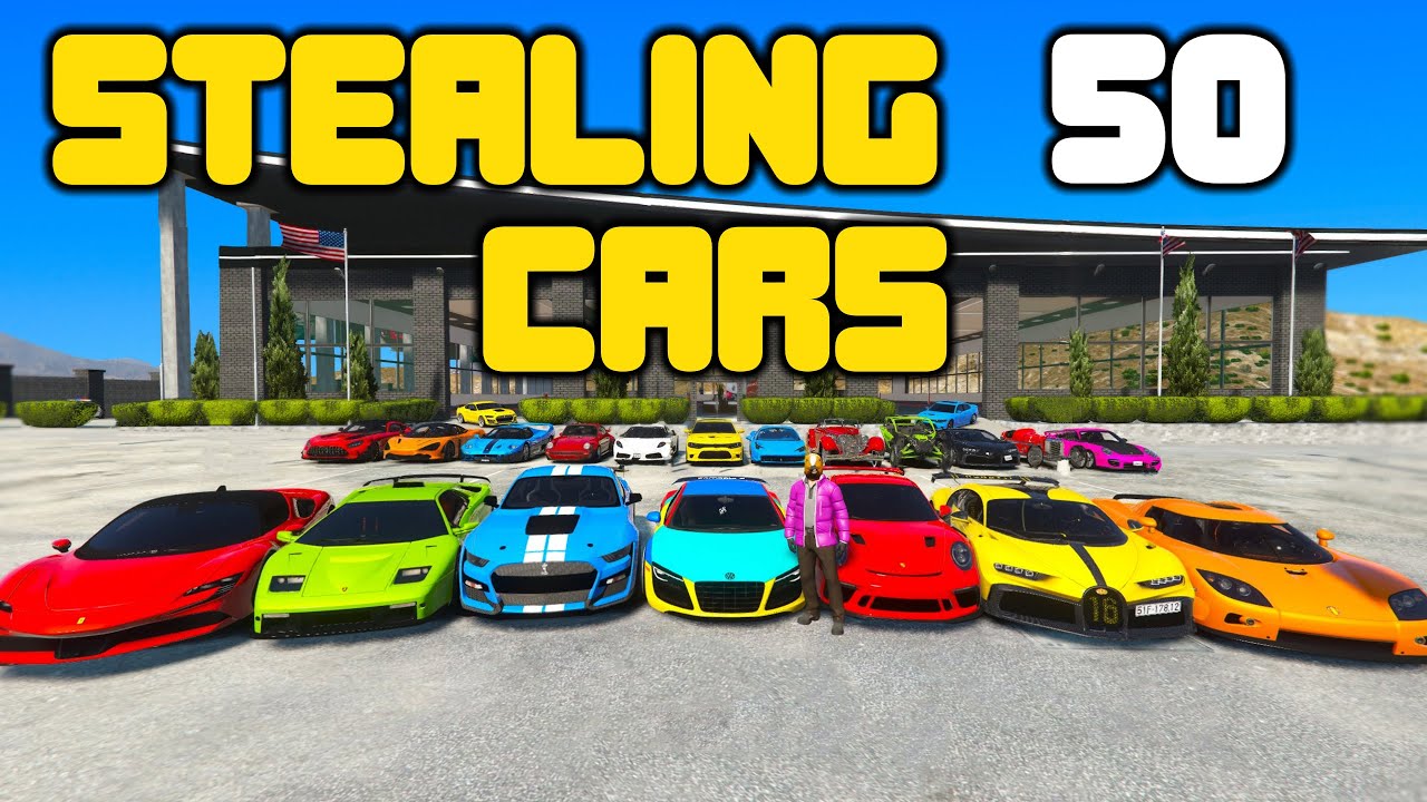 Robbing Dealership For 50 Cars In GTA 5 RP