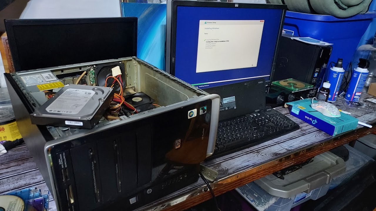  2008 Dumpster Hp pavilion vs. windows 10!