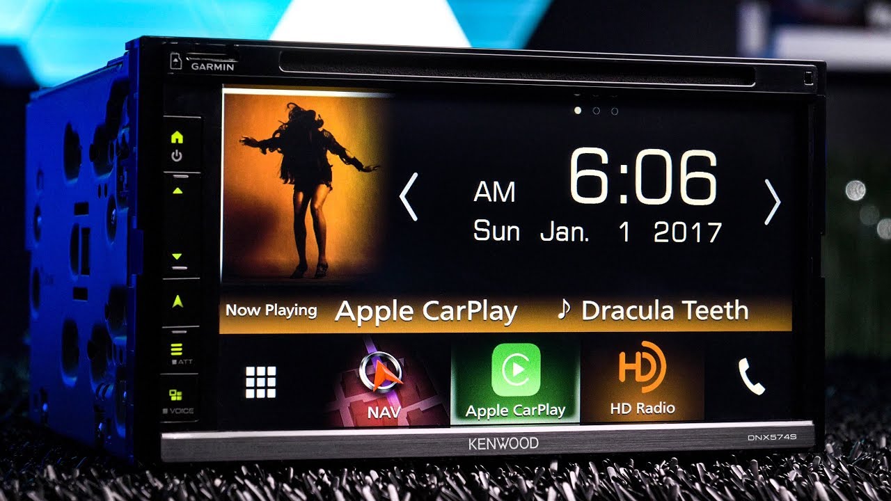 Kenwood DNX574S — навигация, Apple Carplay и Android Auto