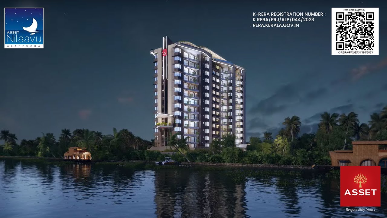 Asset Nilaavu | Flats In Alappuzha | Apartments Walkthrough video