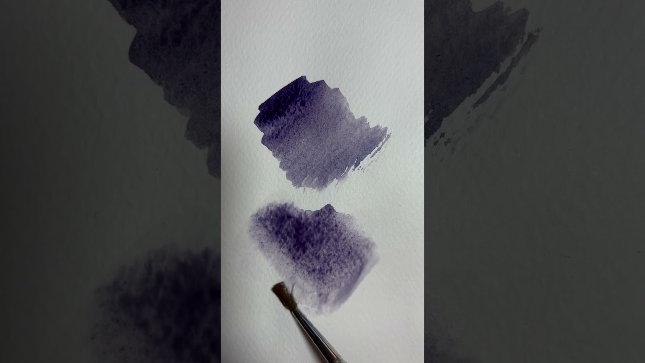 What is &lsquo;granulation&rsquo; in watercolour?