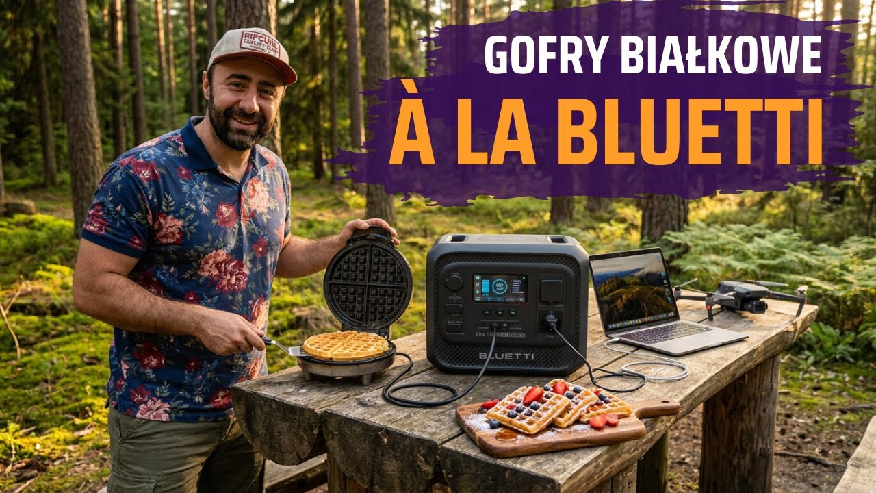 Idealne gofry białkowe w 5 minut (80g BIAŁKA)&ndash; nie potrzebujesz innego przepisu BLUETTI elite 300