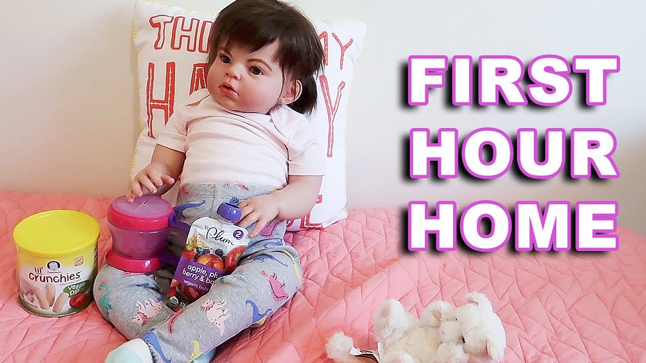 Reborn Toddler Gets in Trouble Goes to Time Out on Her First Day Home