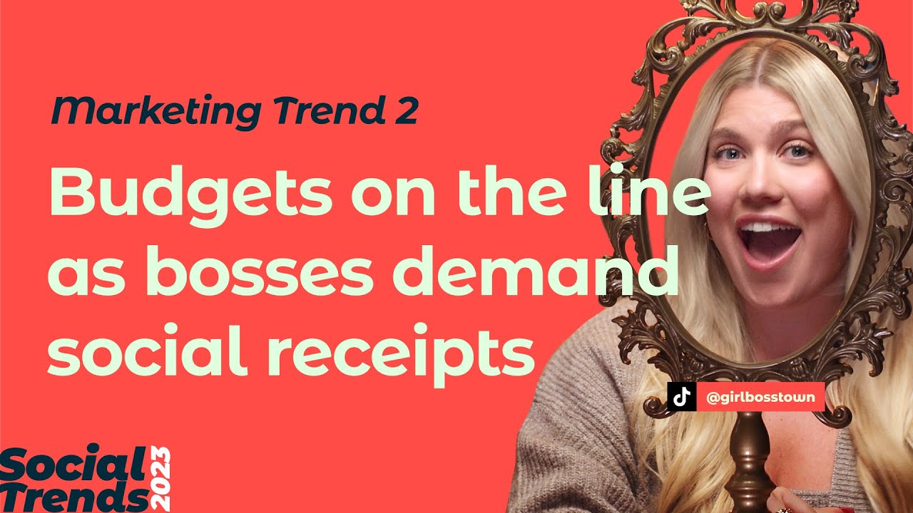 Social Media Trends 2023 | TREND 2: Bosses demand social receipts