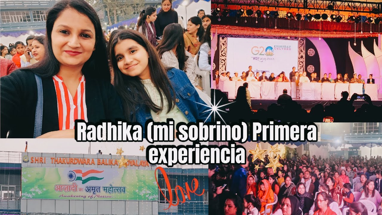 🤠(Primera experiencia en la vida)~😍RADHIKA EXPERIMENTÓ SU PRIMERA GRAN FUNCIÓN EN LA VIDA*💯