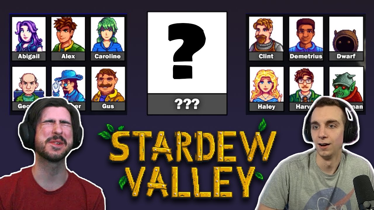 Игра Stardew Valley Guess Who просто уморительная!