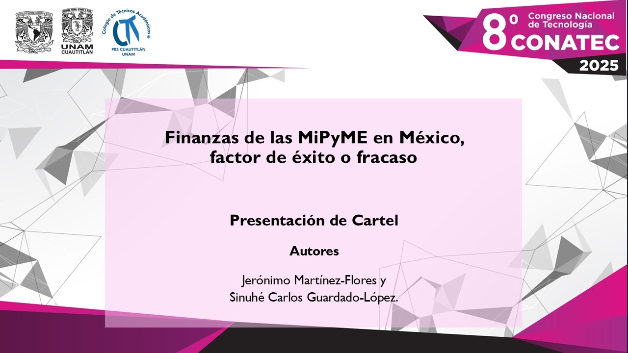 Finanzas de las MiPyME en México, factor de éxito o fracaso