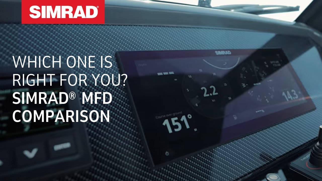 Simrad® MFD Comparison: Which One Is Right for You?