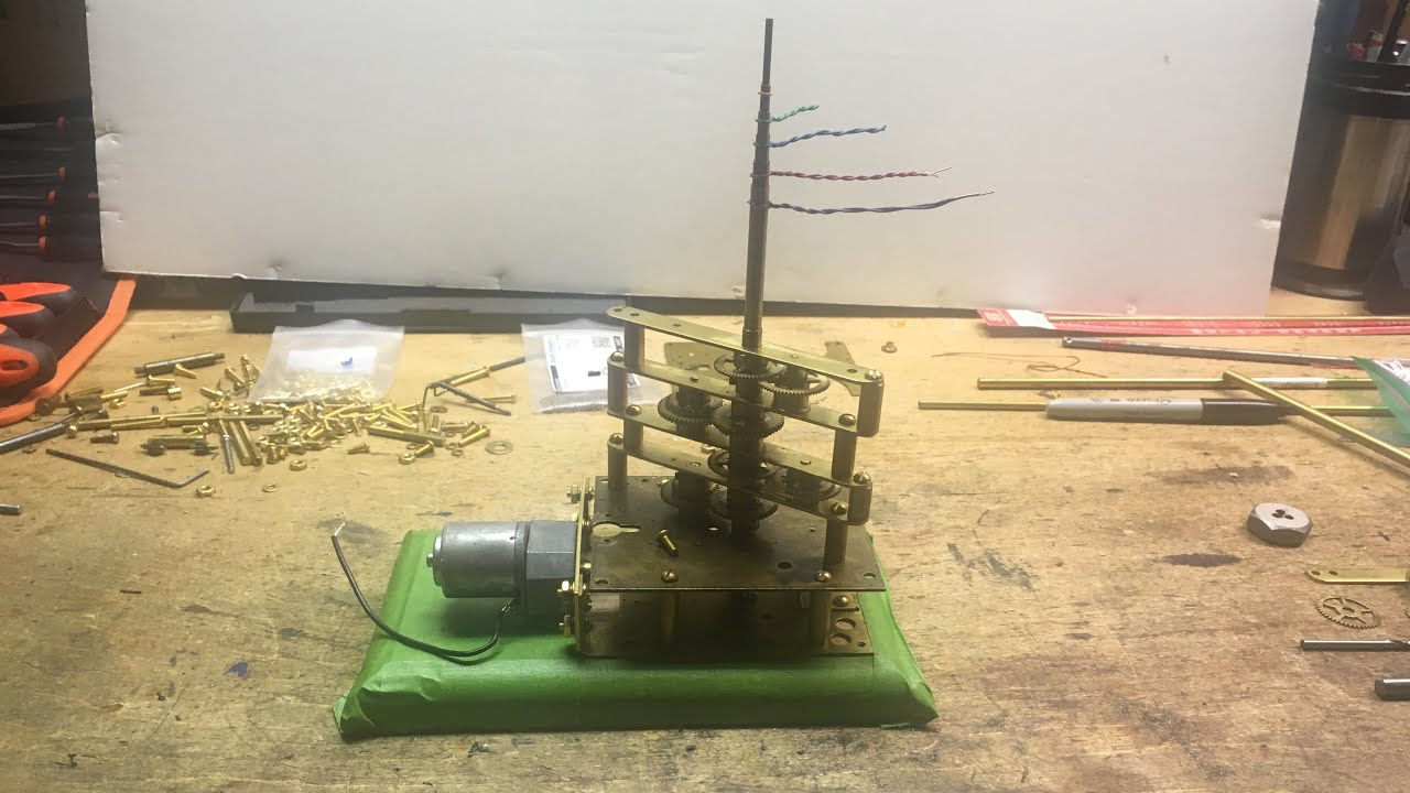 Desktop Orrery Solar System Model Part 5 Jupiter Gear Box is Completed