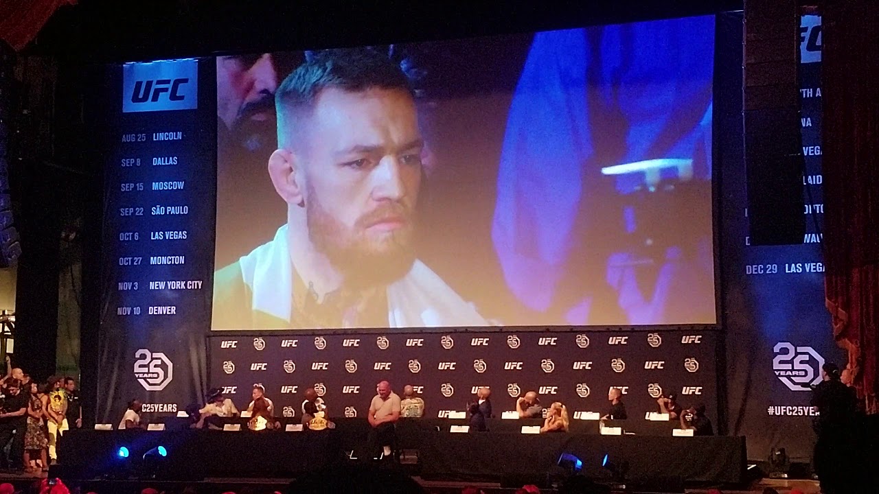UFC 227 WEIGH IN MCGREGOR VS KHABIB UFC 229 PREVIEW