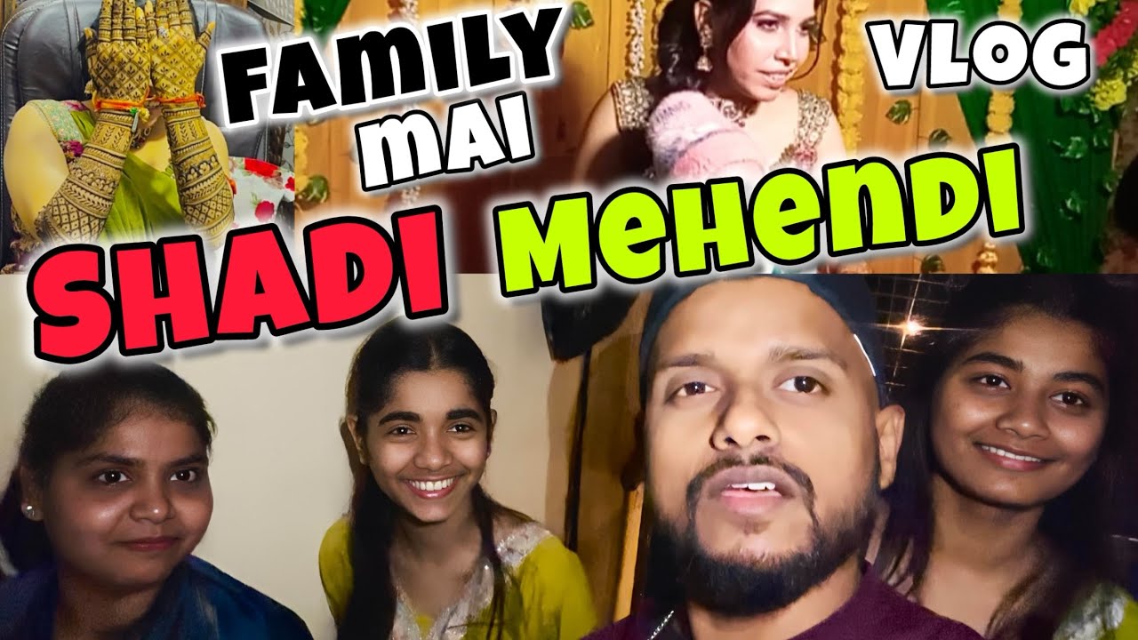 Family Shadi Ka Mehandi Function 😍|Rinki Ki Mehendi||MR YOGII VLOGS|| #vlog 
