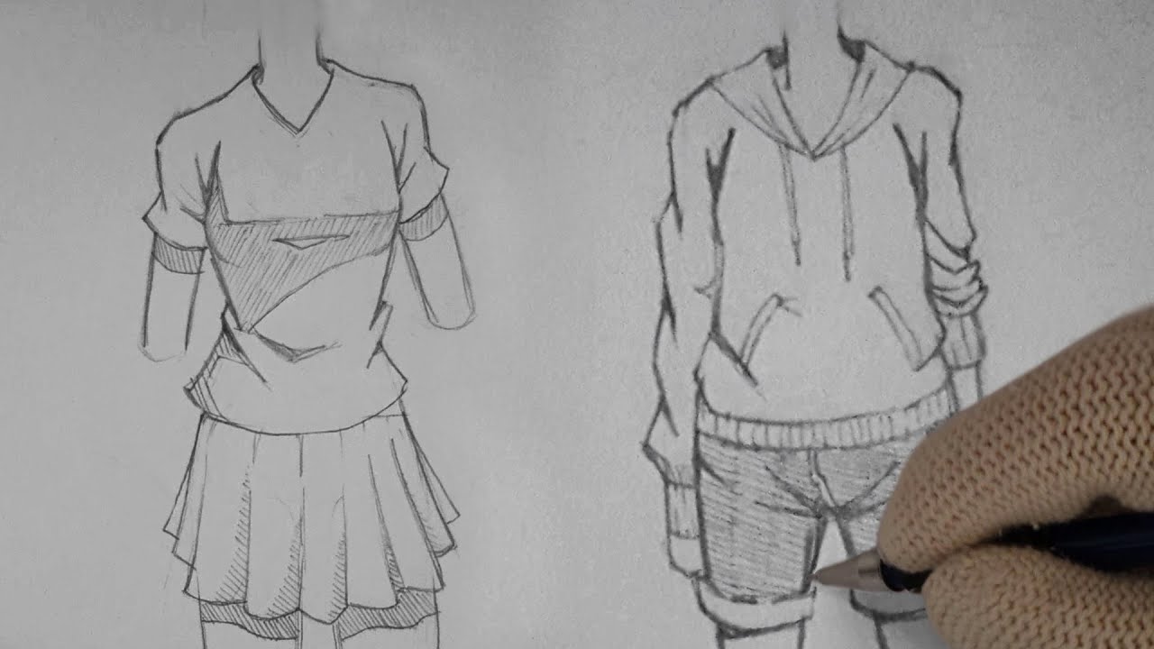 Como Desenhar Anime: Roupas e Dobras [Iniciante]