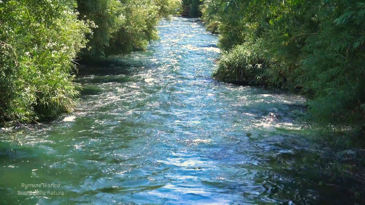 rumore del fiume, rumore dell' acqua per studiare dormire relax