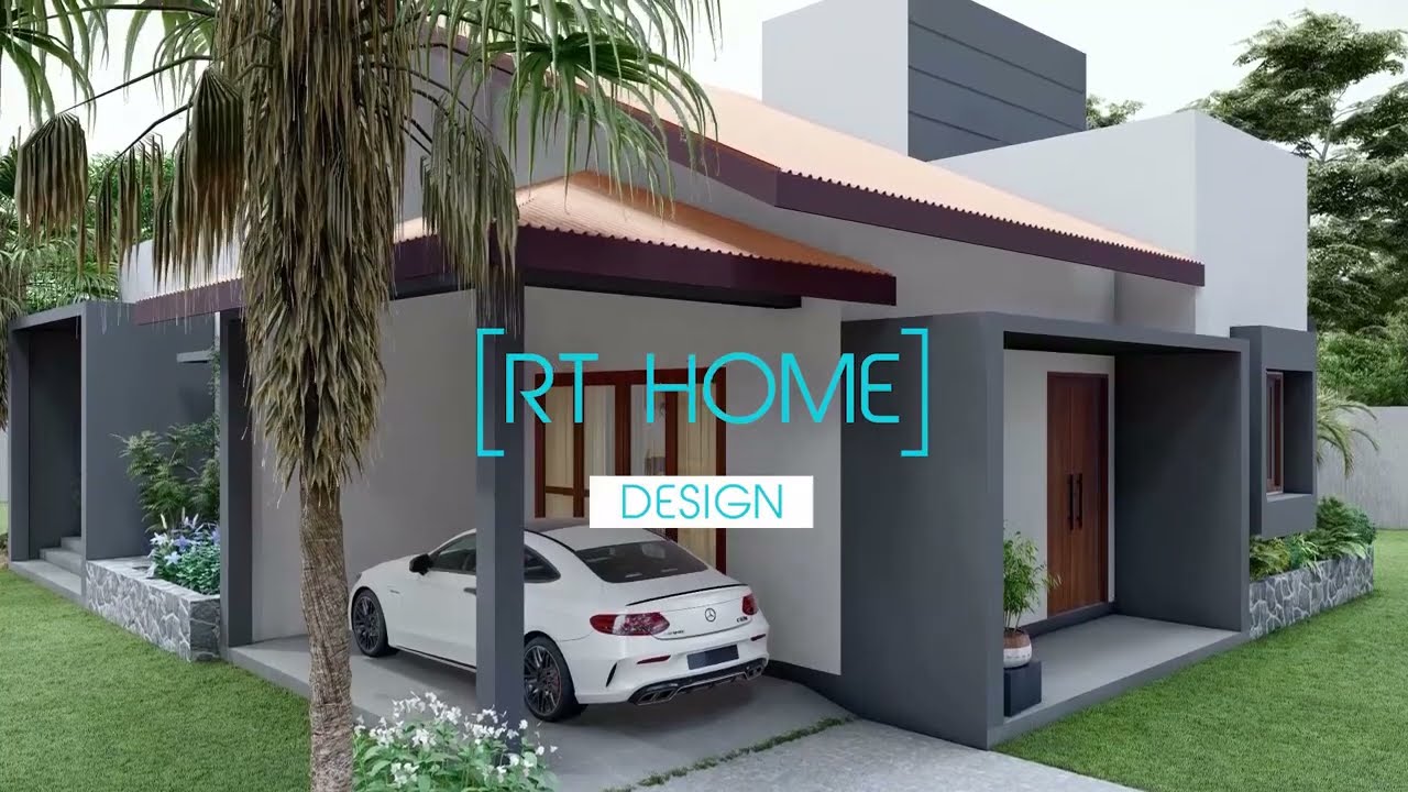 (128) Single Story, 3 Bed Room Architectural Modern House Plan At Veyangoda , Sri Lanka