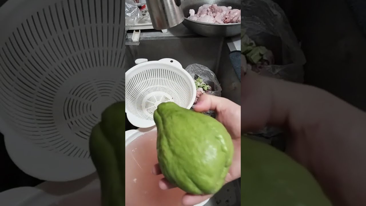 CLEANING UP THE FOOD AND COOKING LIVE