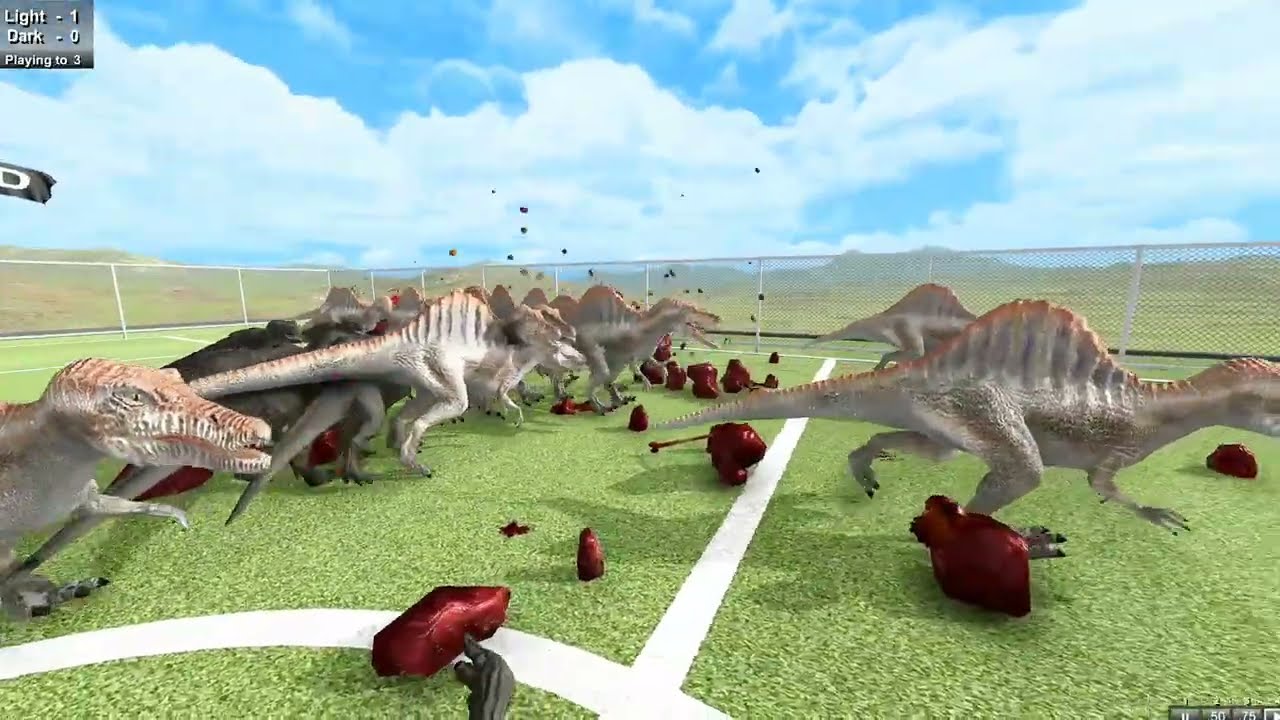 100 Dinosaur Vs 100 T-Rex 💥🦖 | Arbs - Animal Revolt Battle Simulator