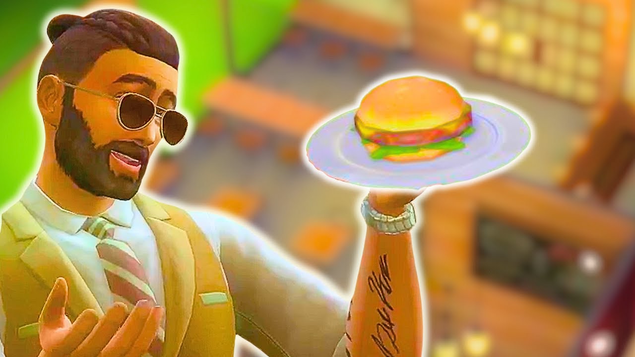Millennial Burger Joint | The Sims 4
