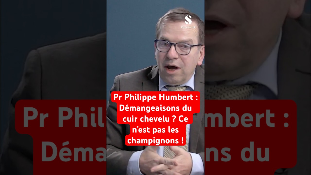 Pr Philippe Humbert : D&eacute;mangeaisons du cuir chevelu ? Ce n&rsquo;est pas les champignons ! #Shorts