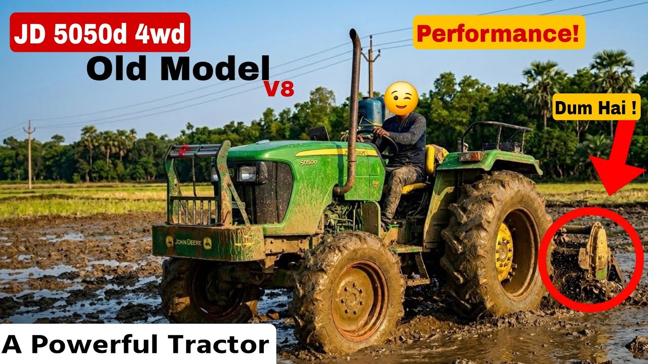 JD 5050d 4wd Performance | Powerful Machine | John Deere | Akas Farming 