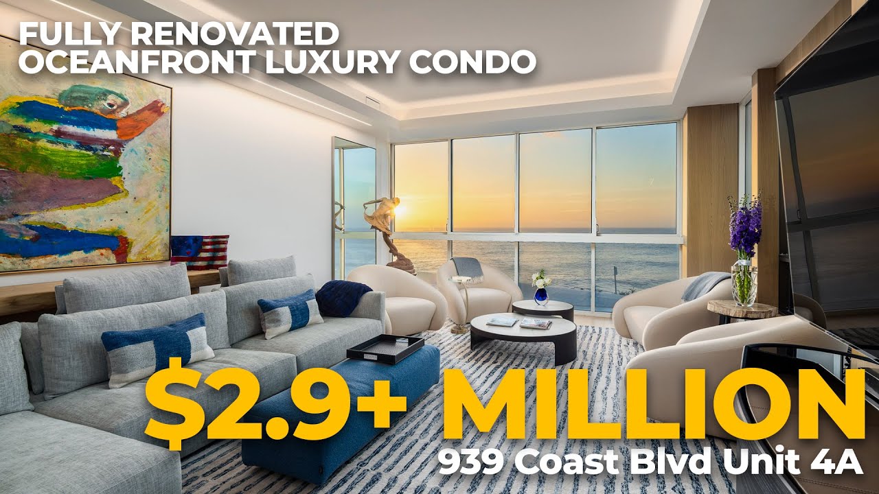 LUXURY REMODELED $2.9+ Million La Jolla Oceanfront Condo! | 929 Coast Blvd Unit 4A La Jolla, CA