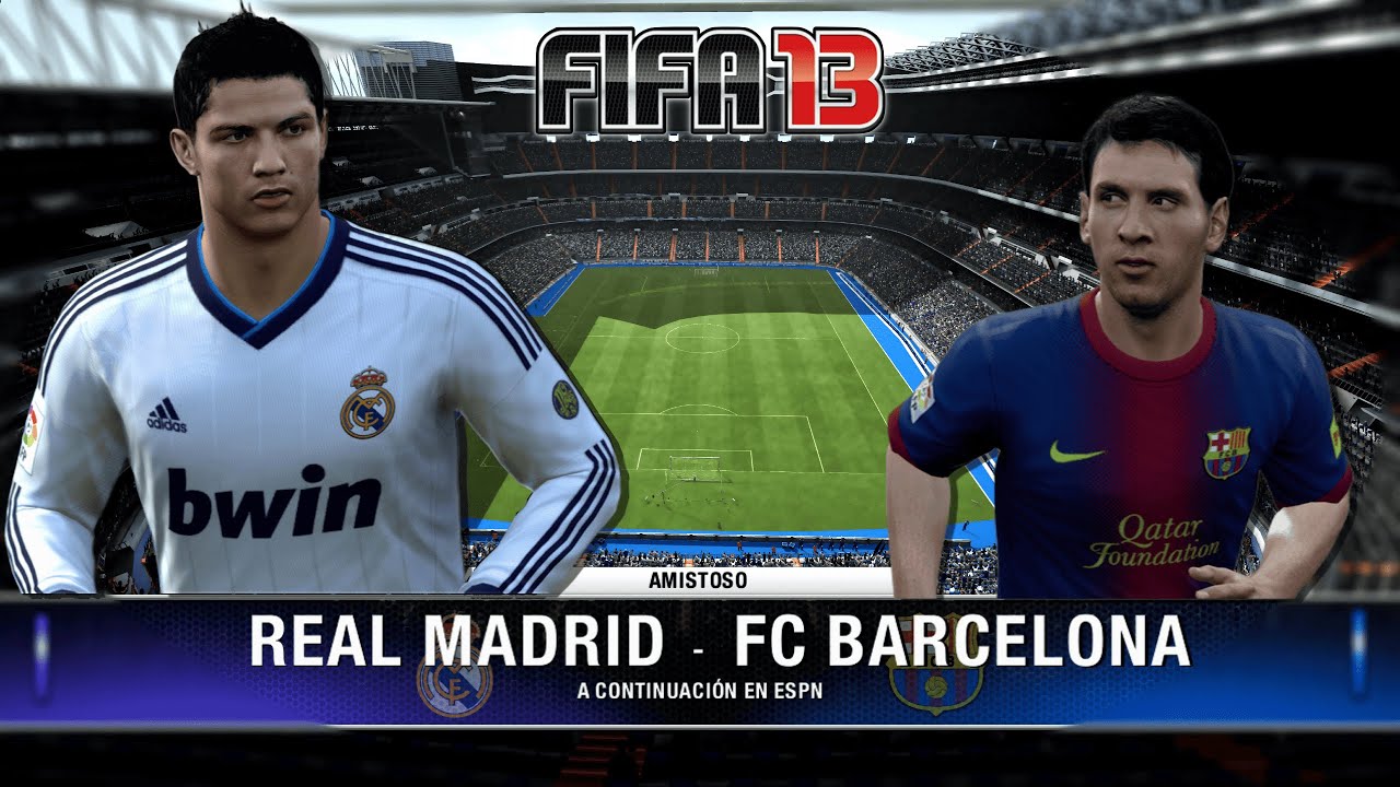 FIFA 13 - Real Madrid vs Barcelona | Gameplay PS3 HD [RPCS3]
