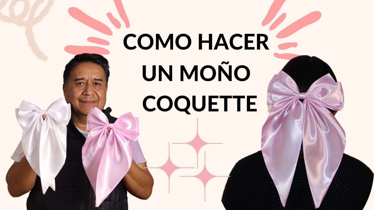 COMO HACER UN MOÑO COQUETTE  #coquette