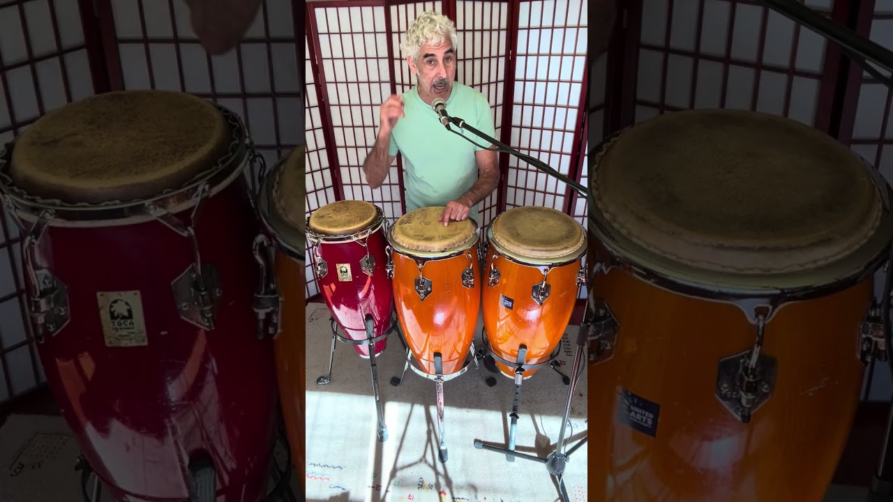 Leaning hand drum patterns