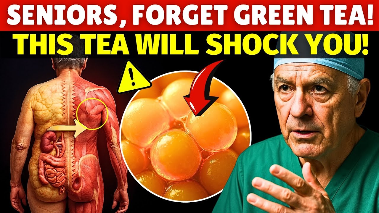 FORGET Green Tea! THIS Tea Burns Belly Fat While You Sleep After 60 | Senior Health Tips