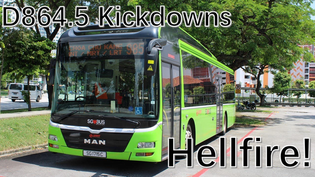 [SMRT]HELLFIRE VOITH THRASH - SG1715C On 985 - MAN NL323F A22