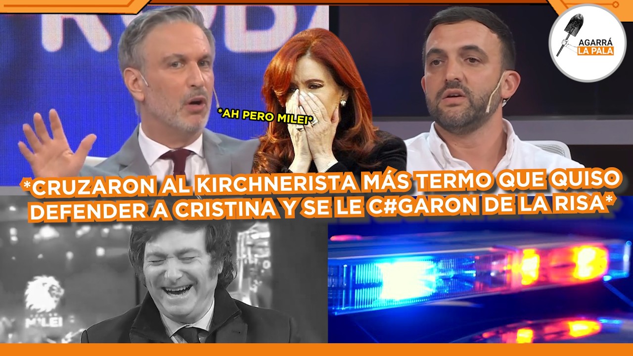 CRUZARON AL KIRCHNERISTA MÁS TERMO Y SE LE CAG*N DE RISA CUANDO DEFENDÍA A CRISTINA: 